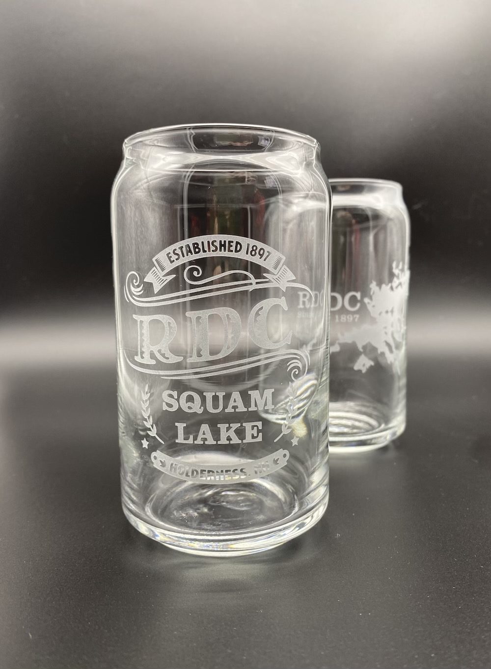 Beer Can 16oz Glass