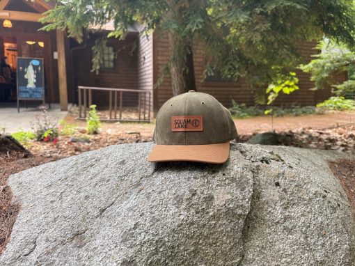 Corduroy Hat with Leather Patch - Image 8